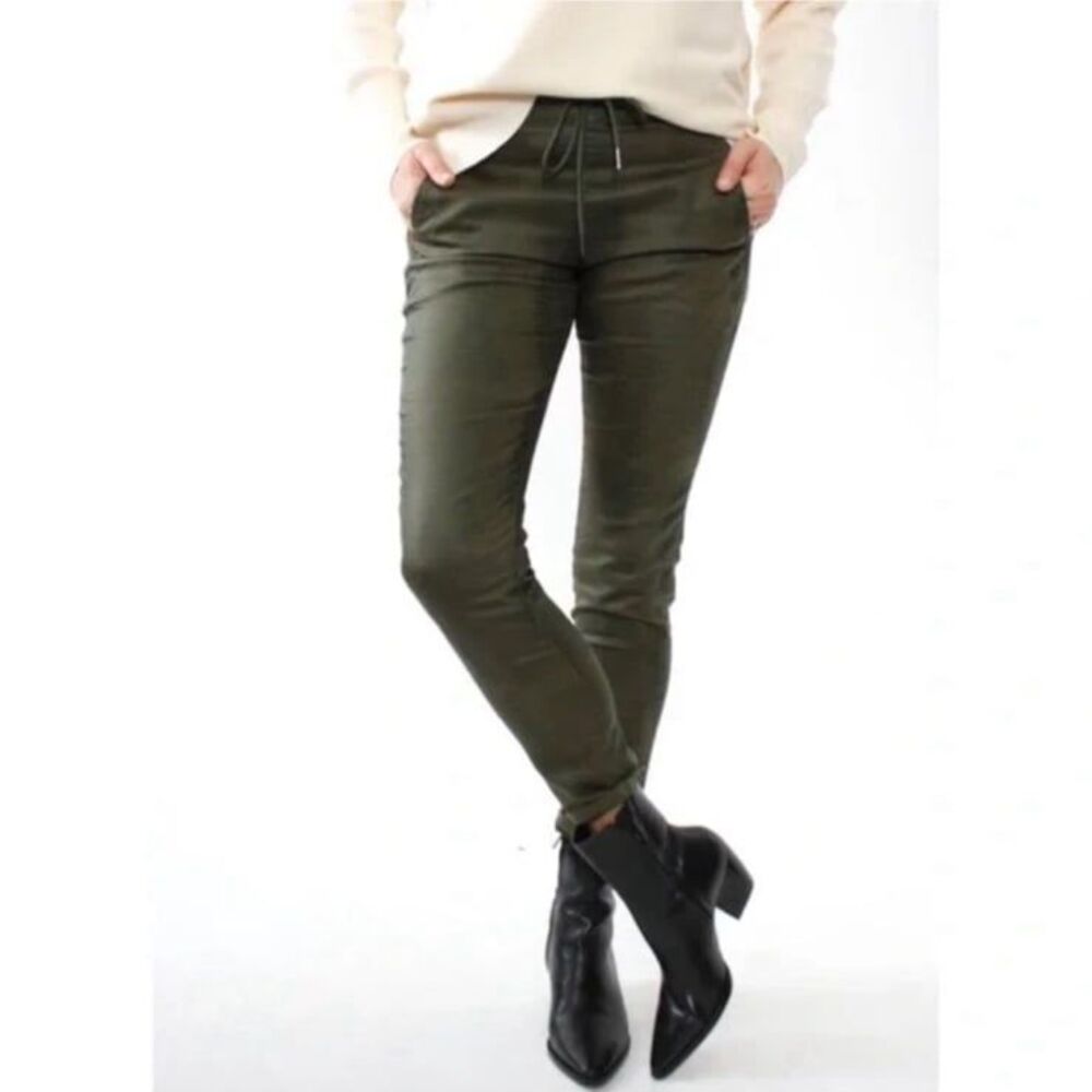 Bevy Flog Shely Green Vegan Leather Pants Size 29